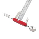 Spoon+Fork+Knife+ Bottle Opener 4 in 1 Folding Cutlery Set Outdoor Tableware Set