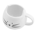 Ceramic Cat Mug White/Black Food Grade Ceramic Coffee Milk Tea Mug Cup