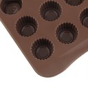 24 Holes Chocolate Molds for Chocolate & Solid Grids Chocolate Baking Mold