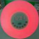 Unique Colorful Bedroom Wake Up RGB LED Sunrise Simulation Alarm Clock Light
