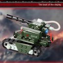 103pcs Building Block Red Alert 3 Hammer Tank Military Tank Toy For Children