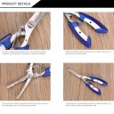 Multi-Functional Stainless Steel Fishing Piler Scissors Hook Cut Remove Tackle Tool
