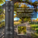 Compact Lightweight Mini Monocular Telescope10*25Camping Hiking Hunting Sports