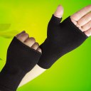 Ultra Thin Breathable Man Woman Half Finger Gloves Elastic Wrist Supports