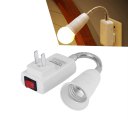 E27 Lamp Bulbs Adapter Converter Flexible Extension Holder with Switch
