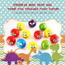 12PCS Facial Expression Stress Relief Sponge Foam Balls Hand Squeeze Toy