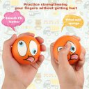 12PCS Facial Expression Stress Relief Sponge Foam Balls Hand Squeeze Toy