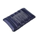 Dark Blue Large Inflatable Camping Pillow Travel Flocking Outdoor Home Office