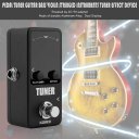 Pedal Tuner Guitar Bass Violin Stringed Instruments Tuner Effect Device