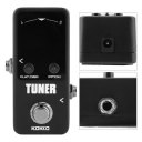 Pedal Tuner Guitar Bass Violin Stringed Instruments Tuner Effect Device