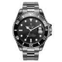 TEVISE T801 Men's Quartz Watch Calendar Stainless Steel Strap Water Resistant