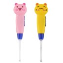 Cartoon Animal Decorated Earpick LED Flashlight Ear Wax Remove EarPick Cleaner