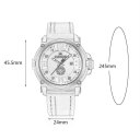 9099 Men 3ATM Waterproof Date Wrist Watch Needle Quartz Movement