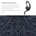 Portable Clip Earhook Earpiece for Motorola Radio Walkie Talkie T80 T80EX
