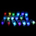 50X LED Balloon Lights Colour Light Paper Lantern Lamp Glow Wedding Party