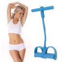Four Elastic Band Fitness Resistance Exercise Equipment for Yoga Workout