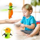 Induction Flying Bird Mini Helicopter USB Bird With Music Sound Funny Toys