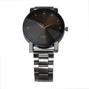 Stainless Steel Watch Band Quartz Watch Simple Fashion Watch Men Sports Watch