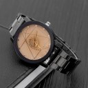 Gear Pointer Watch Compass Dial Wristwatch Men Women Lovers Quartz Watch