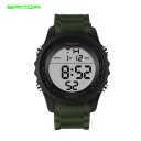 Water-Resistant Multifunctional Men Electronic Sports Watch with LED Backlight