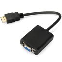 1080P HDMI To VGA Adapter With Audio Cable HDMI Male to VGA Female Converter