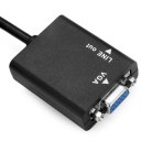 1080P HDMI To VGA Adapter With Audio Cable HDMI Male to VGA Female Converter