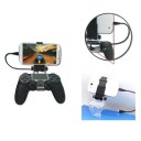 Mobile Phone Clamp Stand Clip Holder for PS4 Game Controller Bracket Black