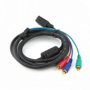 VGA to 3 RCA Component Cable Male 6FT 1.8M Black