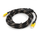 16.4 ft gold hdmi male to male cable for flat tv hdtv dvd