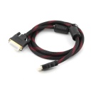 5ft Gold 24+1 DVI-D Male to HDMI Male Cable for HDTV HD