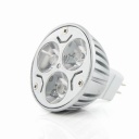 MR16 3W 12V White 3 LED Bulb Spot Light Lamp Downlight