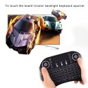 I8 Handheld Touch Panel Tricolor Backlight Keyboard Mini Wireless Keyboard