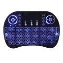 I8 Handheld Touch Panel Tricolor Backlight Keyboard Mini Wireless Keyboard