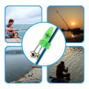Night Fishing Rod Tip LED Light Clip Rod Twin Bells Ring Bite Alarm Accessories