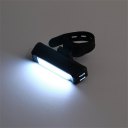 100LM LED USB Rechargeable Head Light Flash Bicycle Bike Tail Safety Lamp