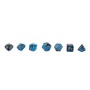 Creative Dual Color Mixed Series 7 Pcs Set Multi-Faceted Acrylic Dice