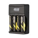 4 Slots Smart USB AA & AAA Ni-MH Battery Charger with LED Indicator