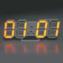 3D LED Table Clock Number Design Show Temperature Date Living Room Clock