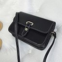 Vintage Women PU Leather Single Shoulder Bag Crossbody Shoulder Evening Bag