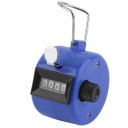 Digital Hand Held Tally Clicker Counter 4 Digit Number Clicker Golf Chrome