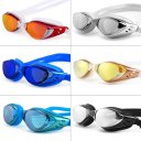 6100 Adult Large Frame No Leaking Swimming Anti-Fog UV Protect Swimming Goggle
