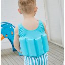 Boys Float Suits Striped One-piece Buoyancy Swimwear Swimsuits WK-NTL011