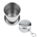 220ml Stainless Steel Portable Folding Telescopic Collapsible Outdoor Cup