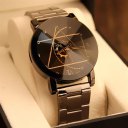 Men Quartz Watch Stainless Steel Strap Personality Dial Casual Sports Watch
