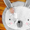 Crawl Rug Lovely Rabbit Shape Playing Crawling Mat Children Room Decorate Mat