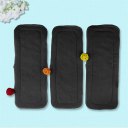 5 Pcs/Set Reusable 4 Layers Bamboo Charcoal Soft Baby Cloth Nappy Diaper