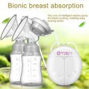 Women Anti Slip Electric 150ml Bilateral Breast Pump Automatic Milker Massage