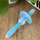 Soft Silicone Infant Baby Safe Bendable Teether Training Teeth Toothbrush