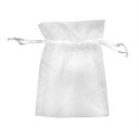 100pcs White 7x9cm Drawstring Organza Pouch Gift DIY Package Jewelry Party Bags