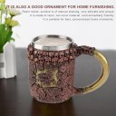 Personality 3D Carving Skeleton Cup Innovative Stainless Steel Coffee Cup